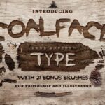 Coalface Font Poster 1