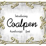 Coalpen Font Poster 2