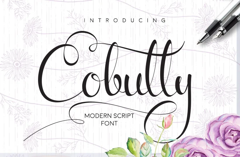 Cobully Font Cobully Font Poster 1