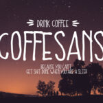 Coffee Font + Extras Font Poster 10