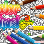 Color Time Font Poster 1