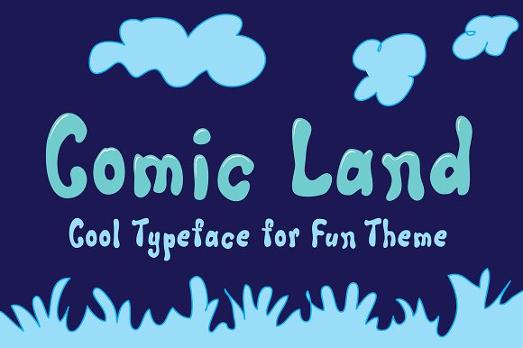 Comic Land Font Poster 1