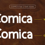 Comica Font Poster 2