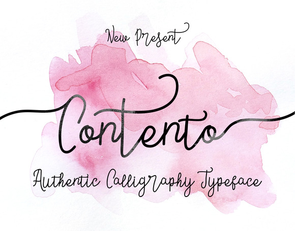 Contento Script Font