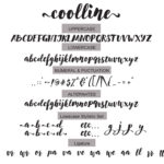 Coolline Font Poster 8