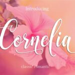 Cornelia Font Poster 1