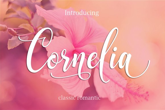 Cornelia Font Poster 1