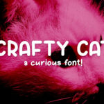 Crafty Cat Font Poster 1