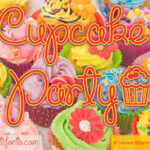 Cupcake Party Font Poster 1