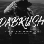 Dabrush Font Poster 1