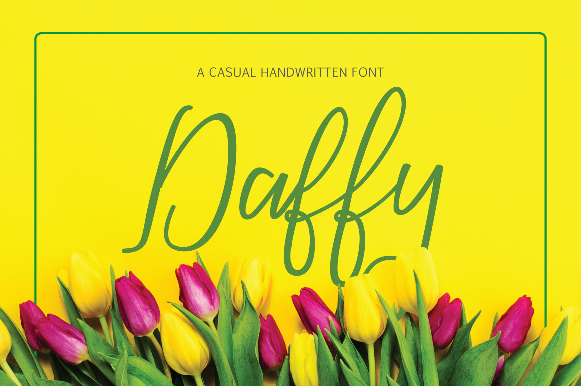 Daffy Font Poster 1