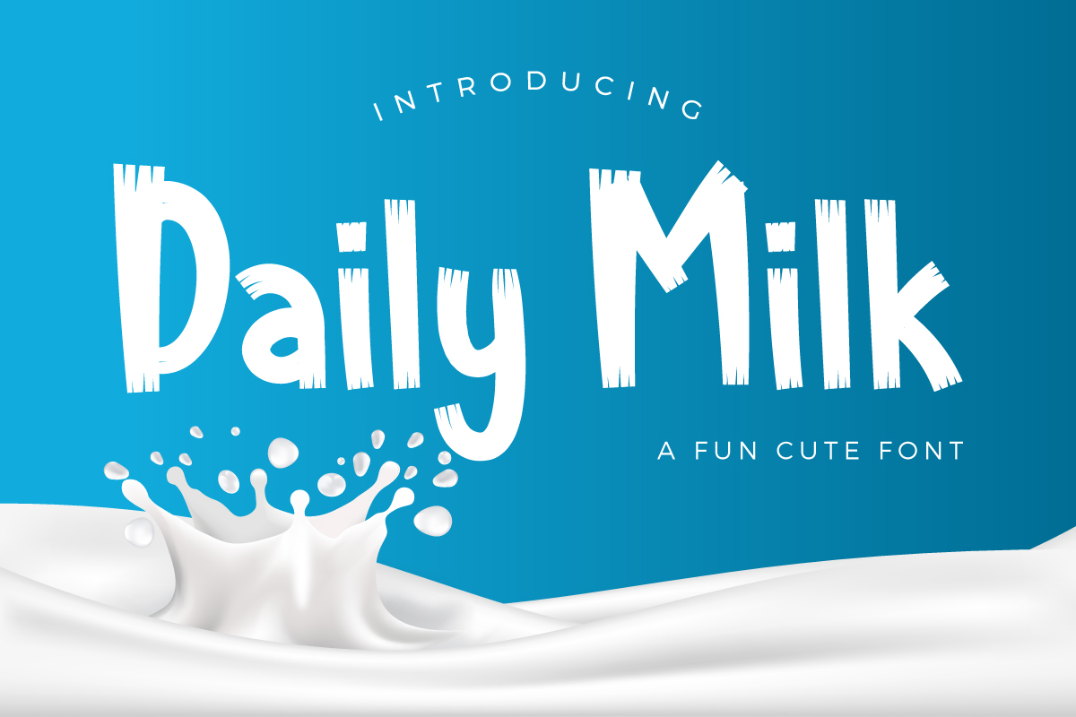 Daily Milk Font