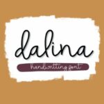 Dalina Script Font Poster 1