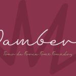 Dambera Retro Font Poster 1