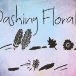 Dashing Florals Font Poster 1