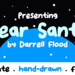 Dear Santa Font Poster 1