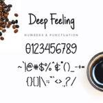 Deep Feeling Font Poster 3