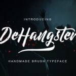 DeHangster Font Poster 1