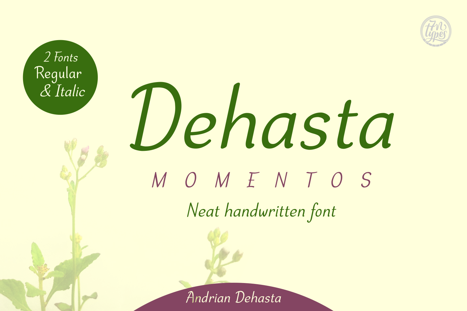 Dehasta Momentos Font Poster 1