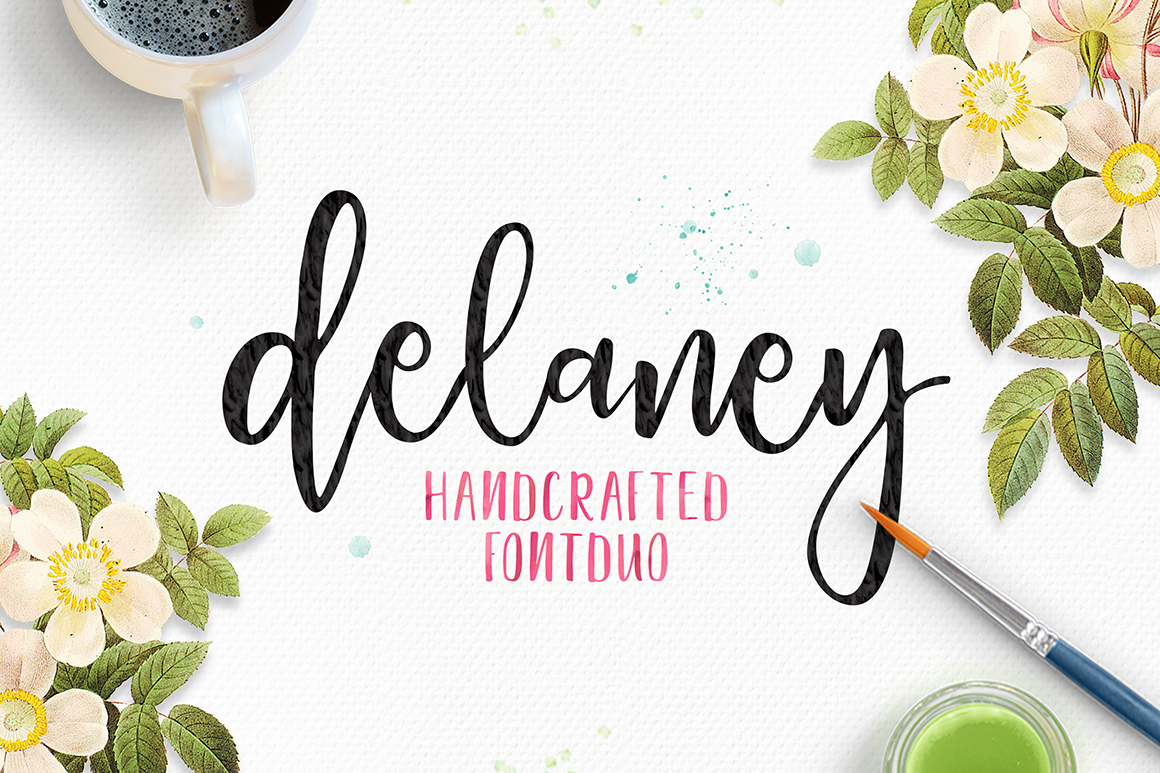 Delaney Script Font Poster 1