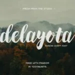 Delayota Font Poster 1