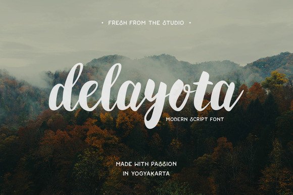 Delayota Font Poster 1