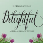 Delightful Font Poster 1