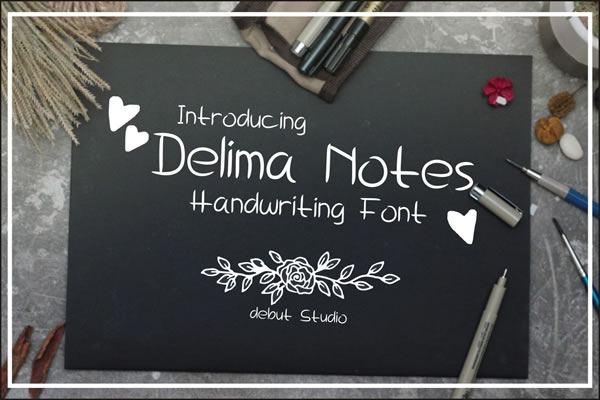 Delima Font Poster 1