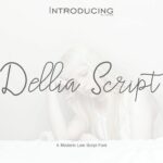 Dellia Font Poster 1