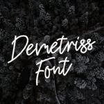 Demetriss Font Poster 1