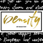 Density Font Poster 1