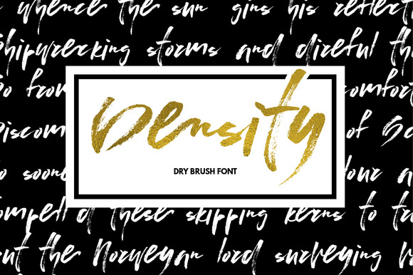 Density Font Poster 1
