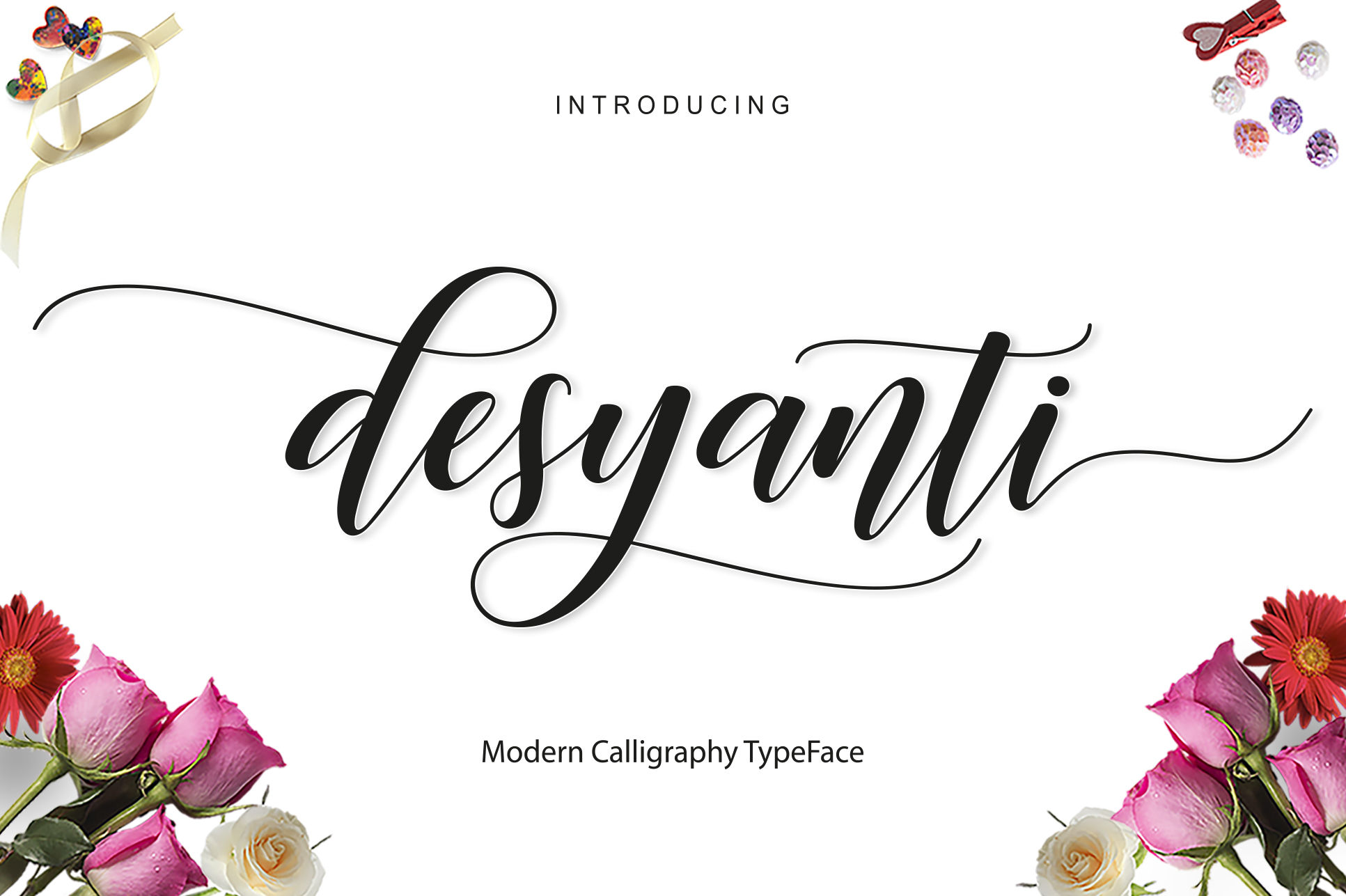 Desyanti Script Font Poster 1