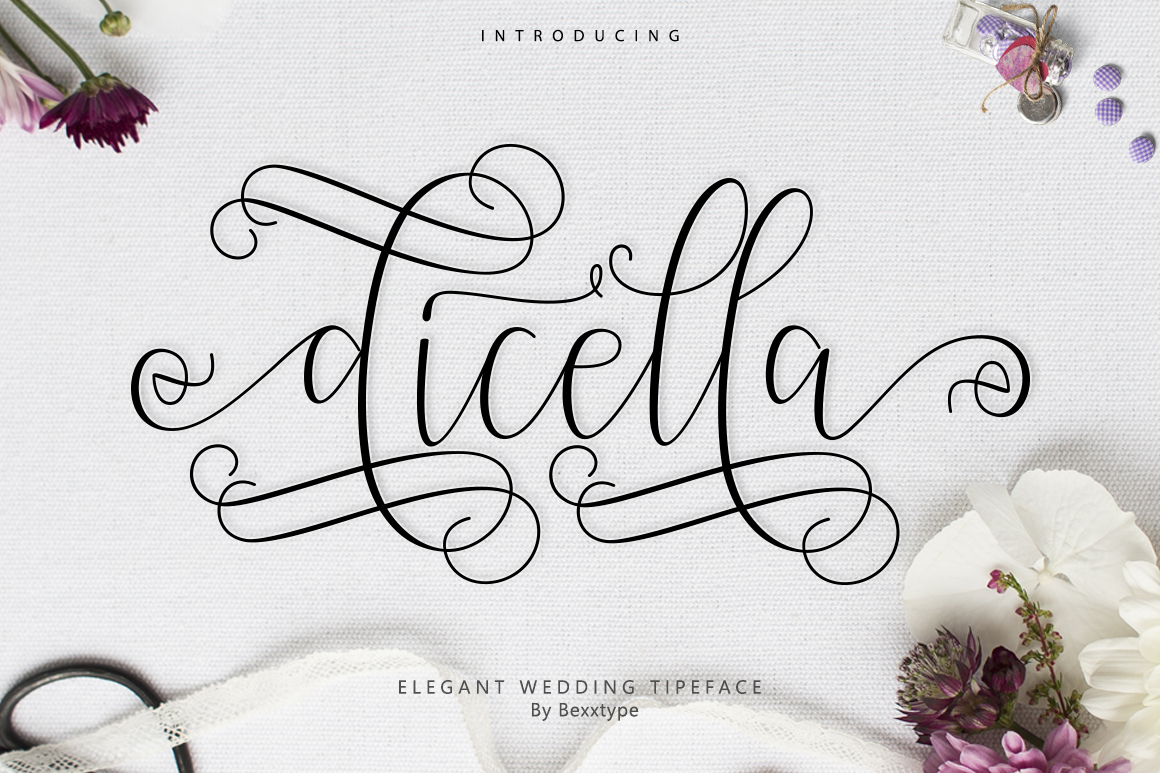 Dicella Font Poster 1