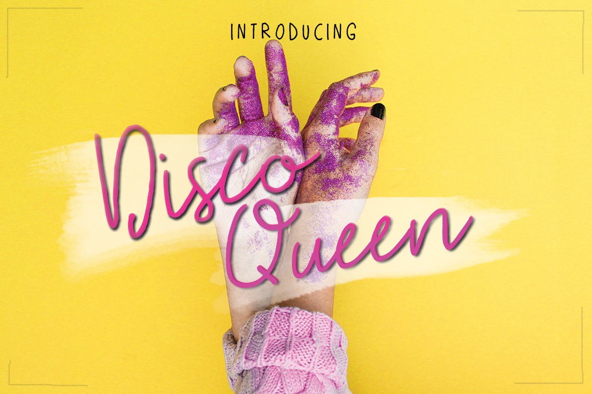 Disco Queen Font Poster 1