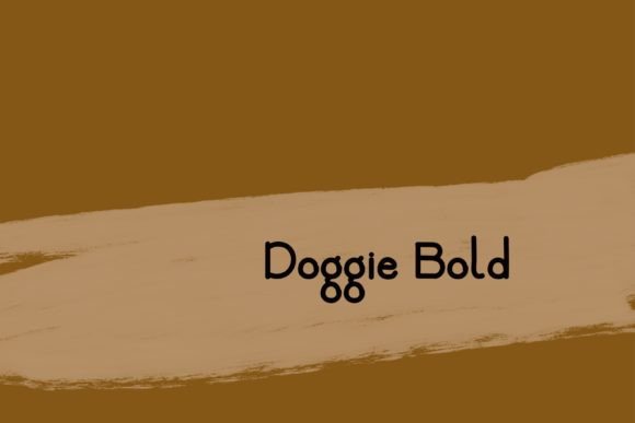 Doggie Font Poster 1
