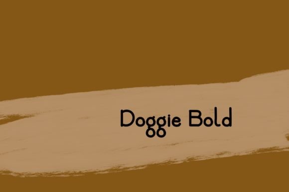 Doggie Font Poster 1