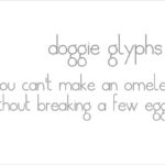 Doggie Font Poster 11