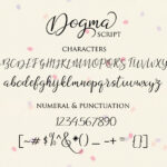 Dogma Script Font Poster 10