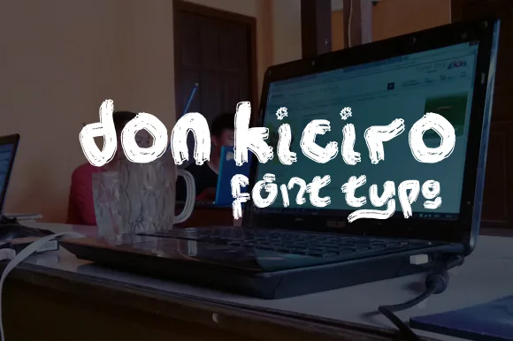 Donkiciro Font Donkiciro Font Poster 1