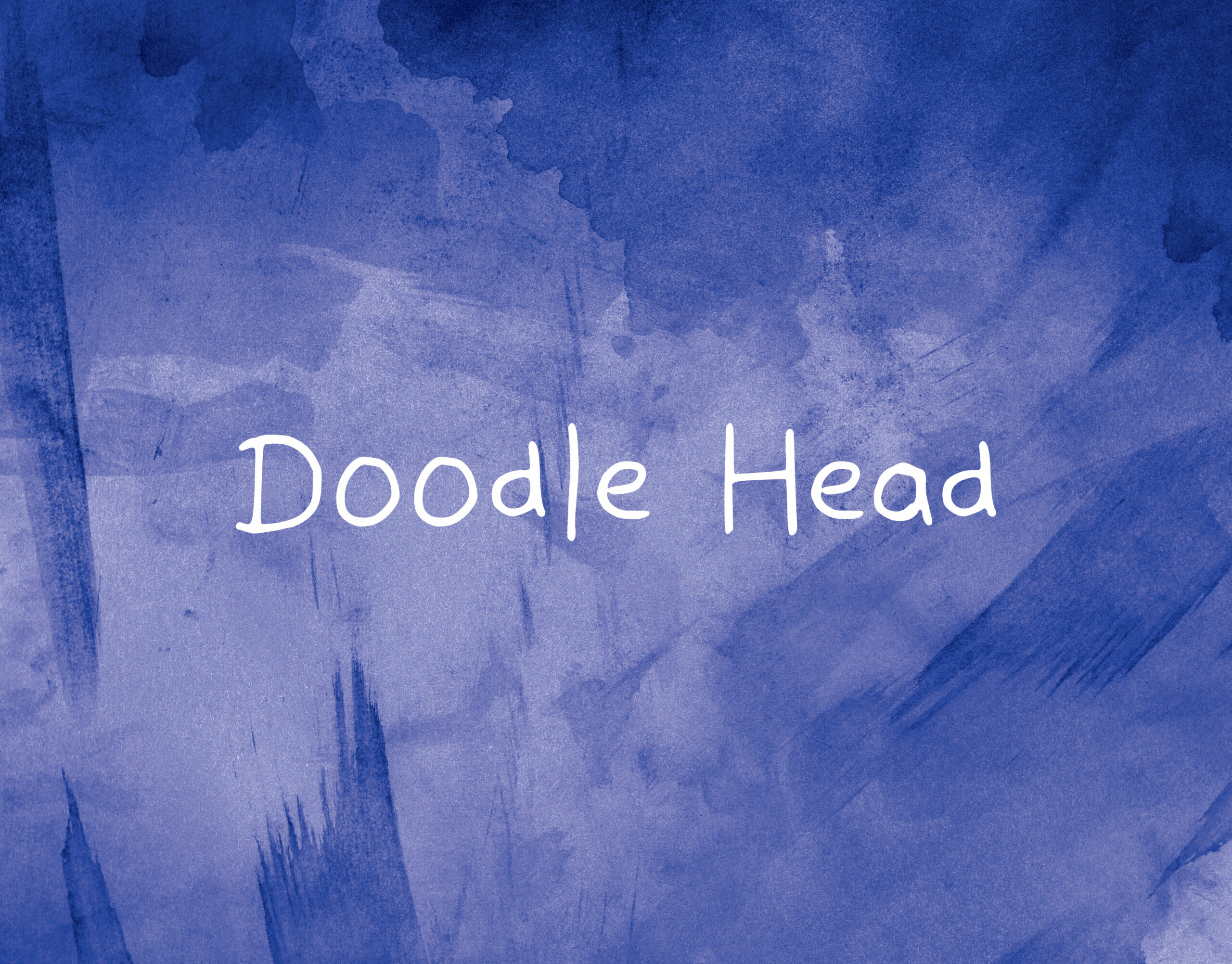Doodle Head Font Poster 1