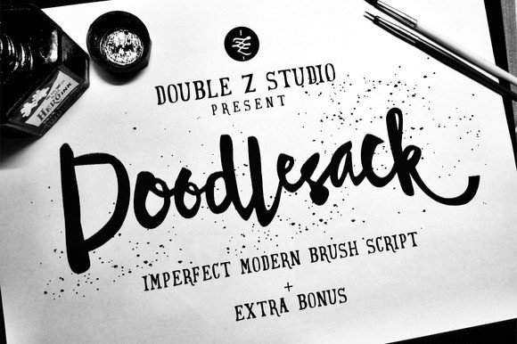 Doodlesack Font Poster 1