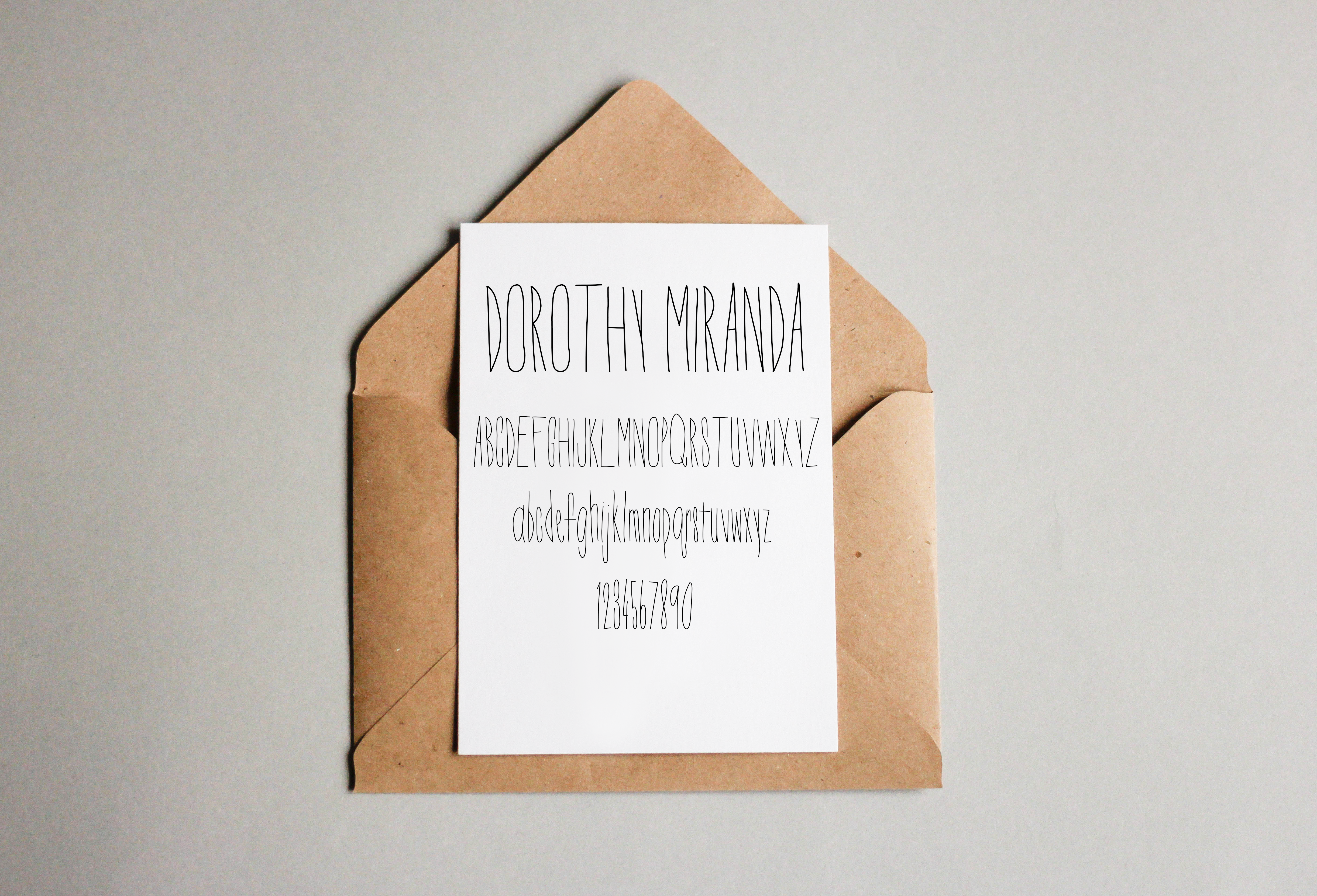 Dorothy Miranda Font