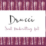 Drucci Font Poster 1