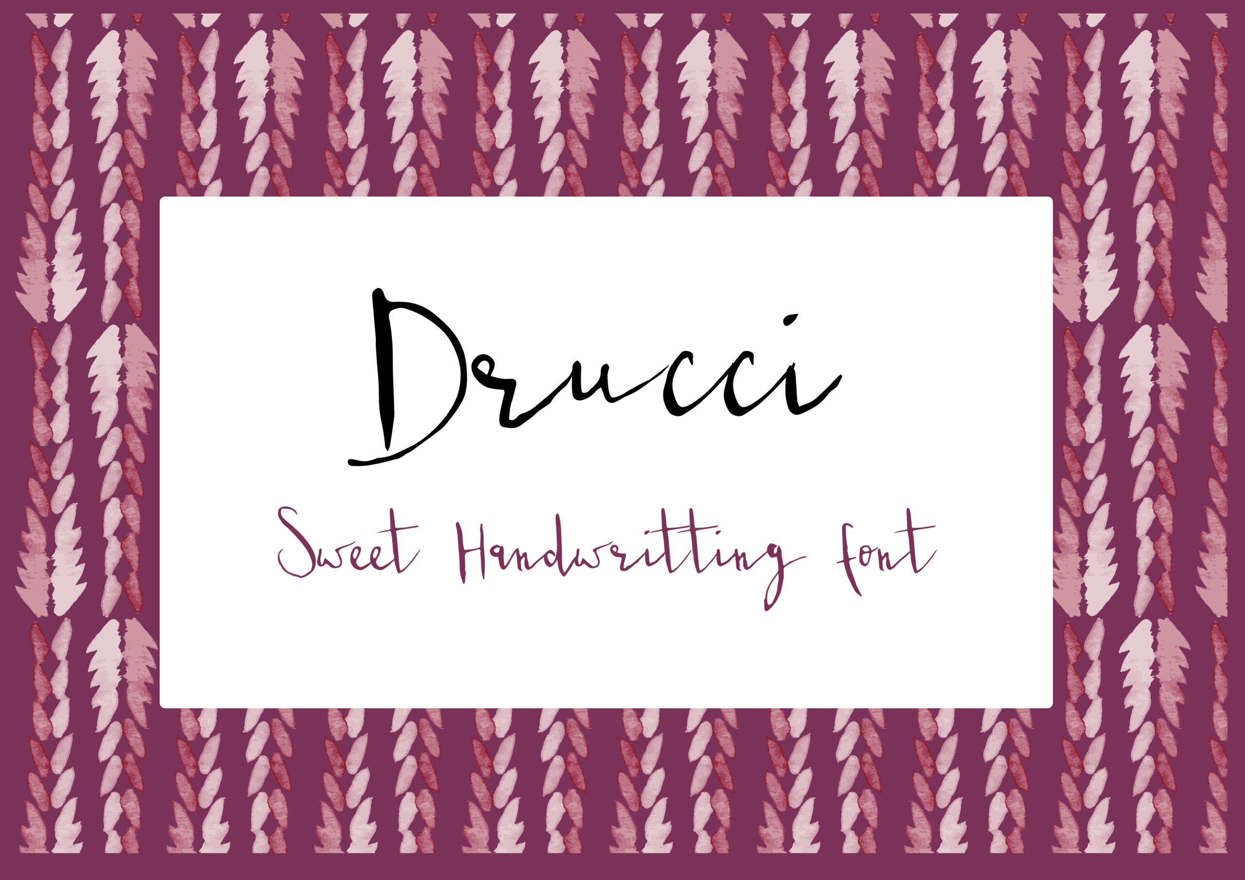 Drucci Font Poster 1