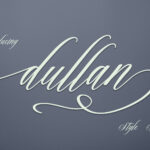 Dullan Font Poster 2
