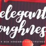 Elegant Roughness Font Poster 1