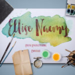 Ellise Naomy Script Font Poster 1