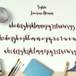 Ellise Naomy Script Font Poster 3