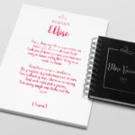 Ellise Naomy Script Font Poster 8